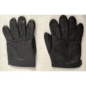 Gates Men's XL 100% Cashmere Lined Genuine Leather Gloves Dark Brown